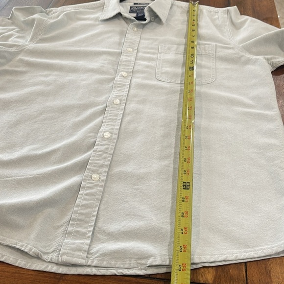 American Rag men’s casual button up down shirt short sleeve sized XL - Picture 6 of 8